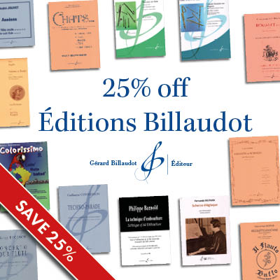 25% off Éditions Billaudot