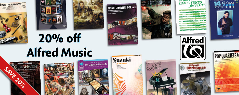 20% off Alfred Publications