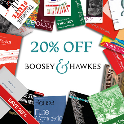 20% off Boosey & Hawkes Books