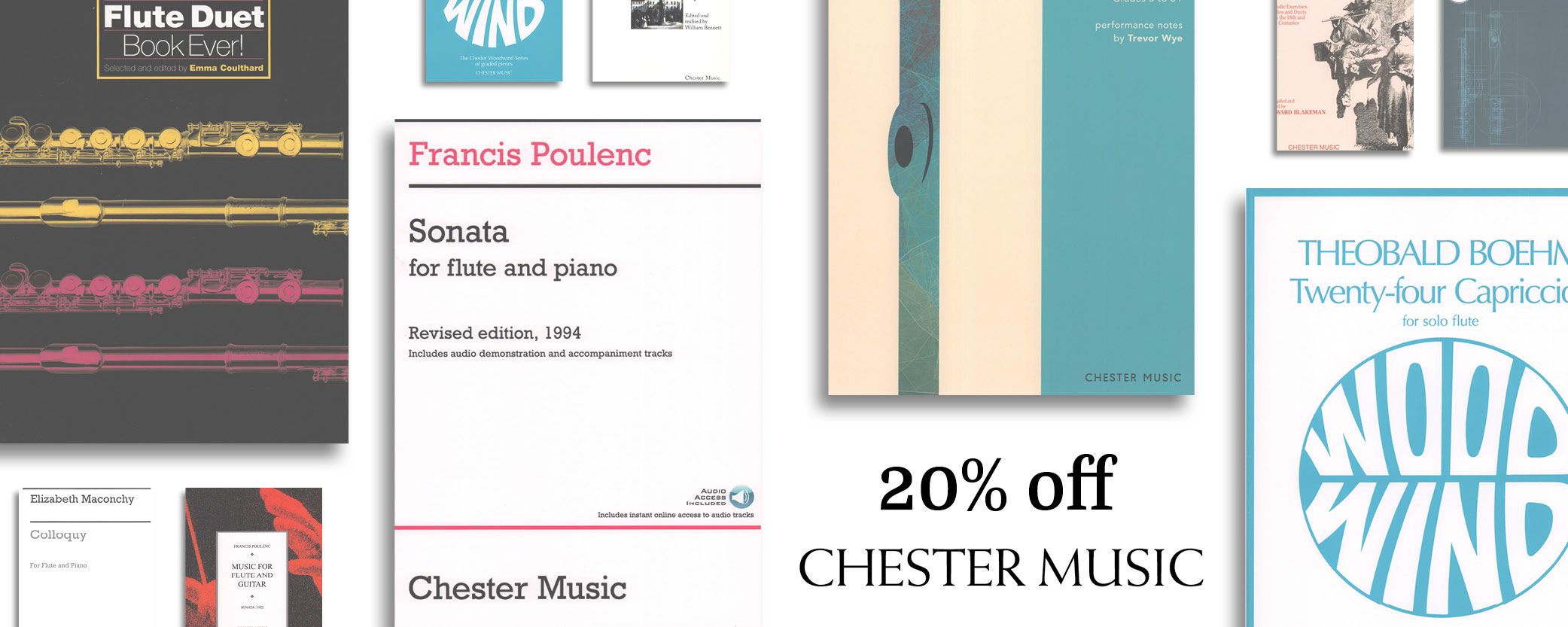 20% off all Chester titles