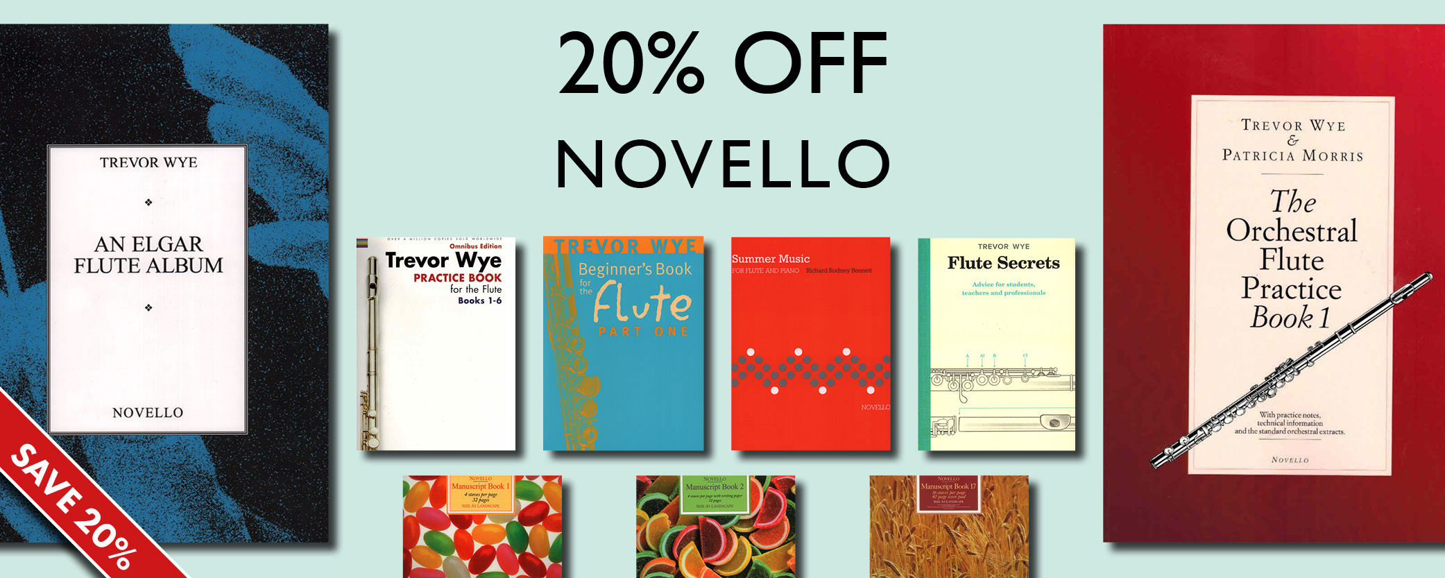 20% off Novello music