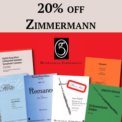 20% off Zimmermann music