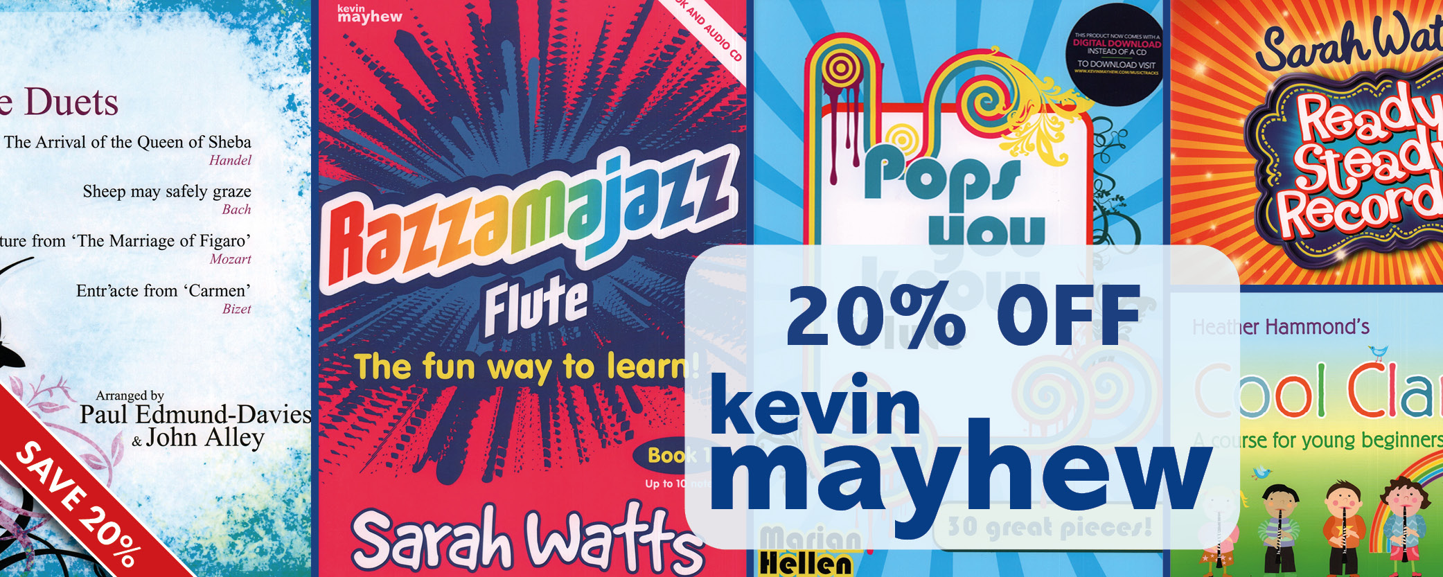 20% off Kevin Mayhew Music