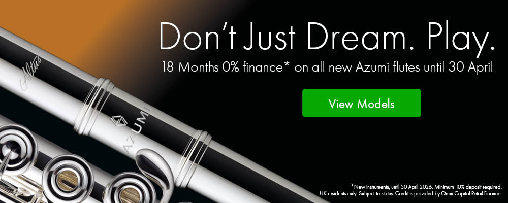 18 Months' 0% APR on AZUMI Flutes