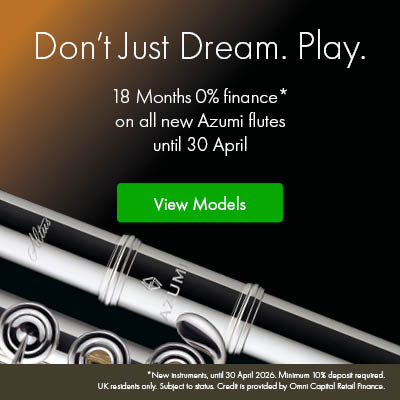18 Months' 0% APR on AZUMI Flutes