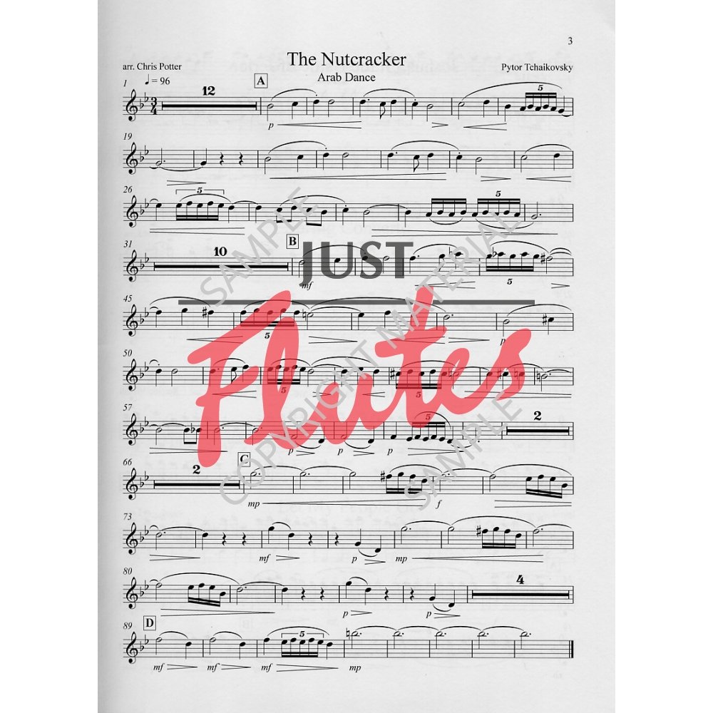 Compilation Alto and Bass Flute Solos Book 1. Just Flutes