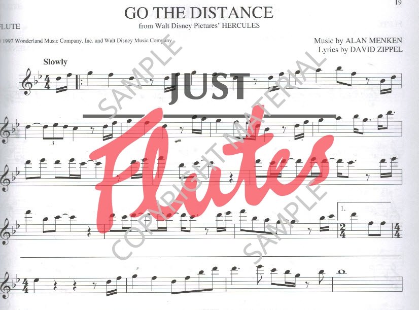 Free Free 174 Disney Songs Flute Music SVG PNG EPS DXF File