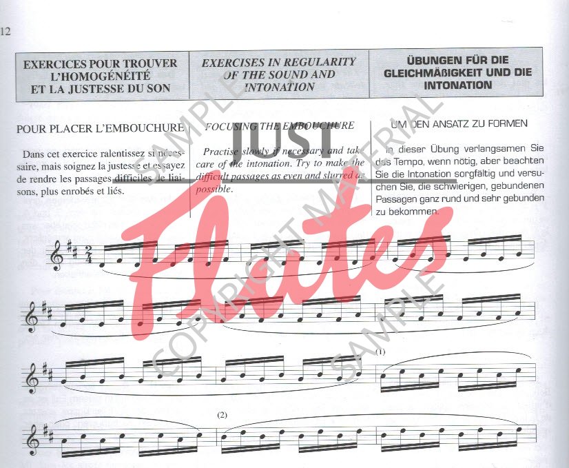 JeanLouis Beaumadier Exercises for Piccolo. Just Flutes