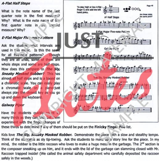 Kathryn Blocki Flute Method Book 1 Teacher's Manual