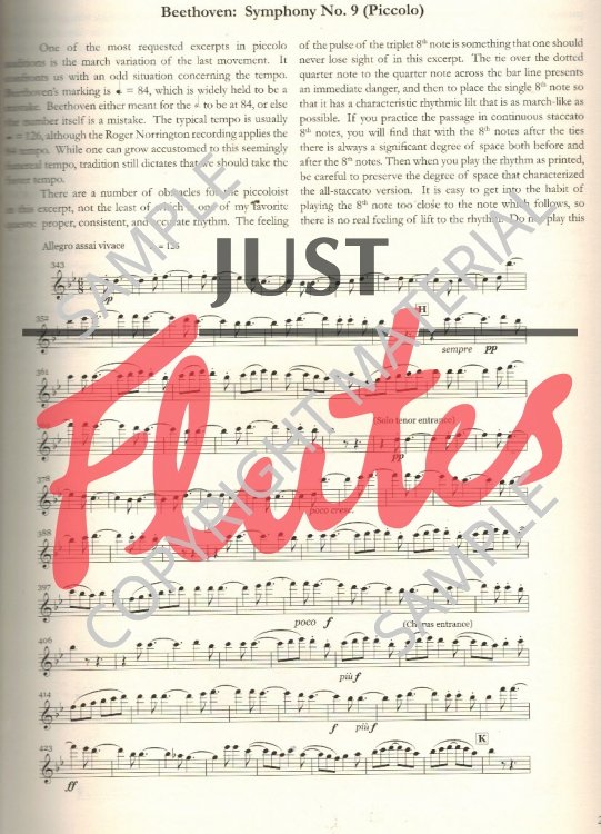 Walfrid Kujala Orchestral Techniques for Flute and Piccolo an