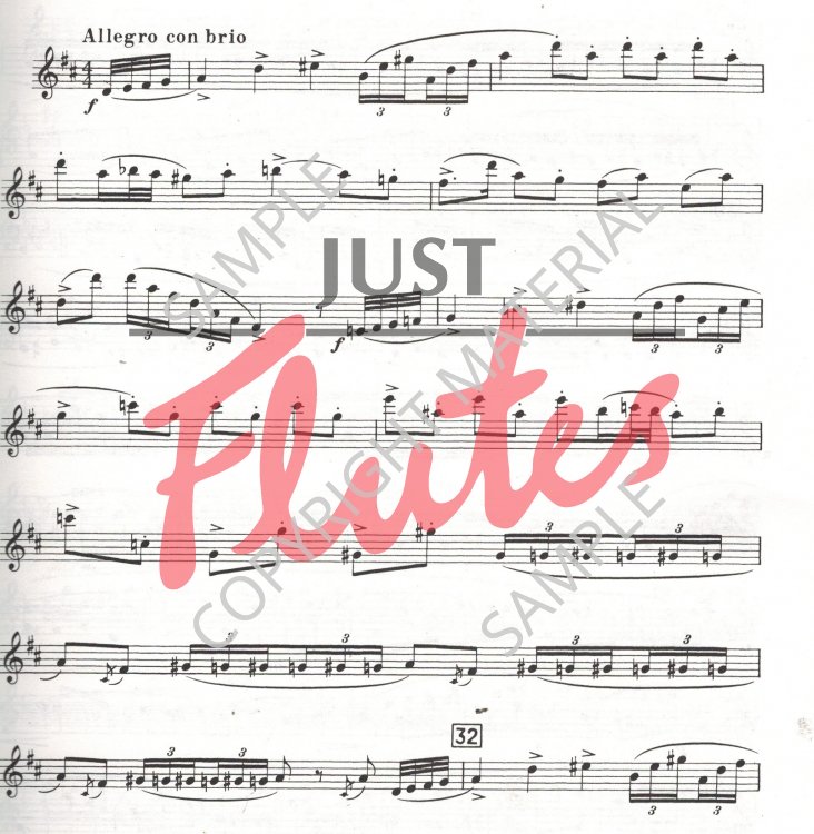 Sergei Prokofiev Flute Sonata, Op94. Just Flutes, London