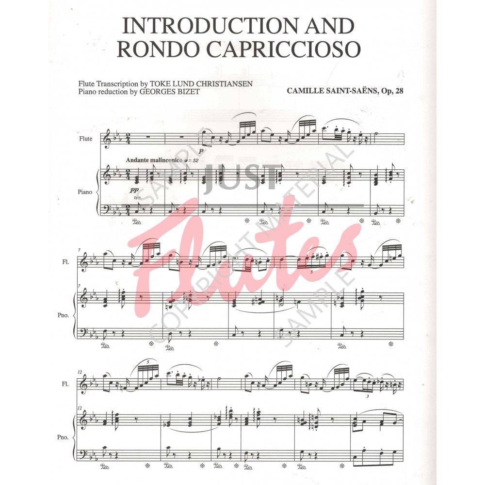 CharlesCamille SaintSaëns Introduction & Rondo Capriccioso