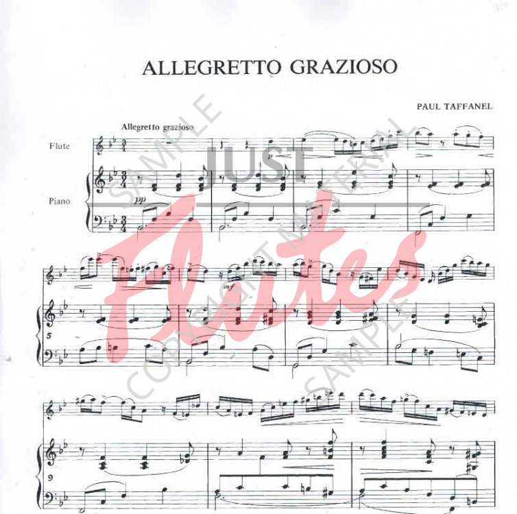 Paul Taffanel Allegretto Grazioso & Allegretto Scherzando