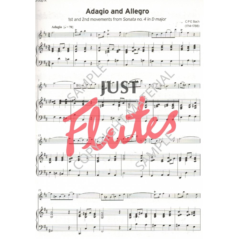 Trinity College London Trinity Flute Exam Pieces 20172020, Grade 7