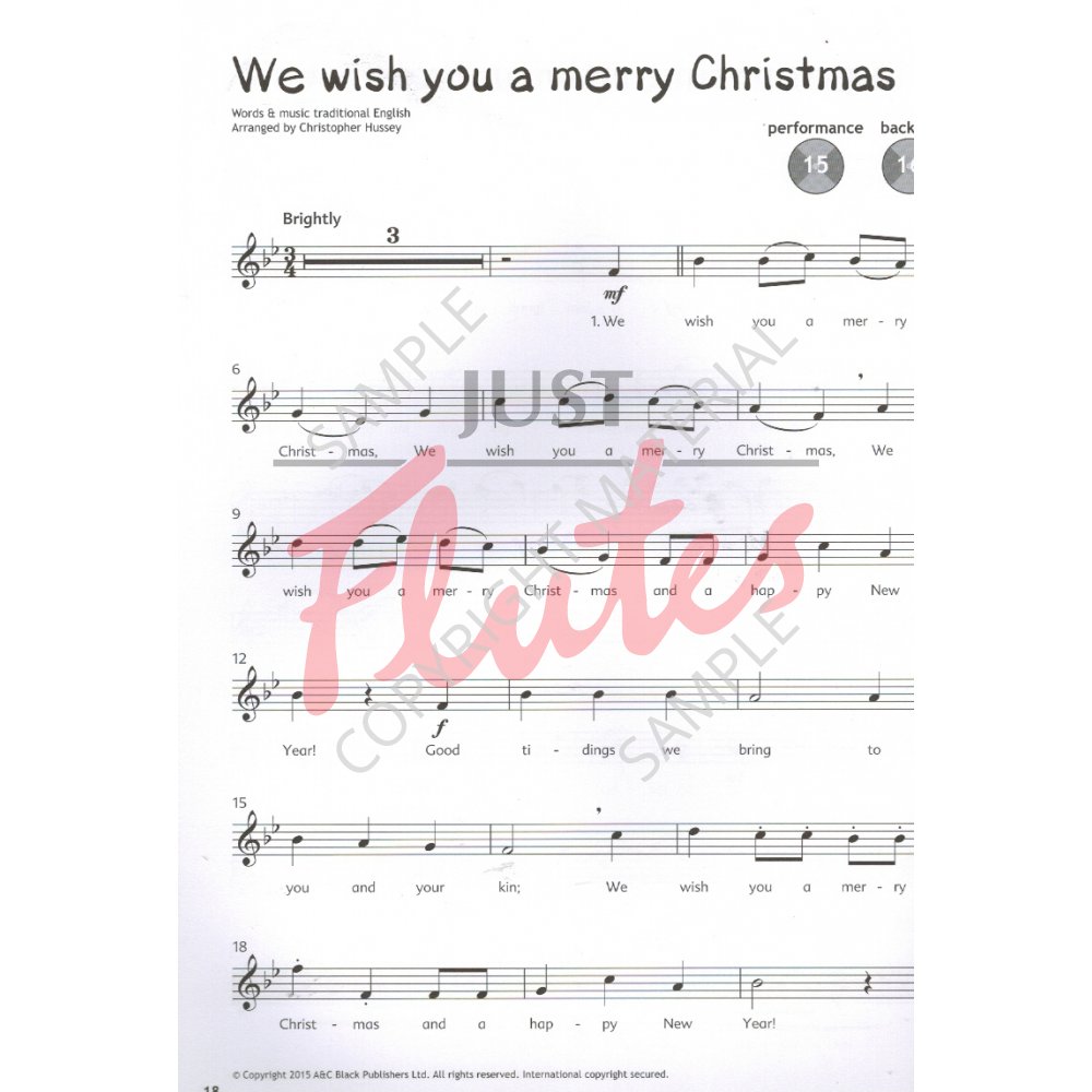 Traditional Abracadabra Christmas Flute Showstoppers [with