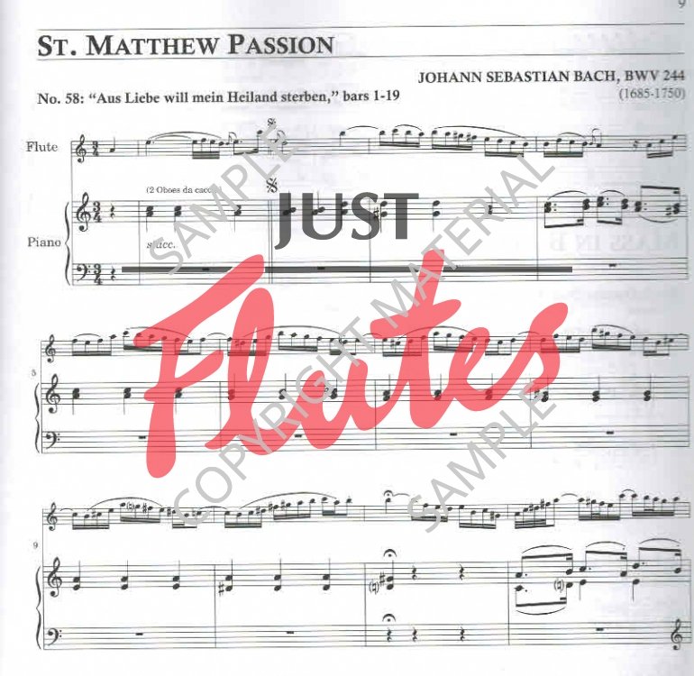 Jeanne Baxtresser Orchestral Excerpts for Flute (with Piano
