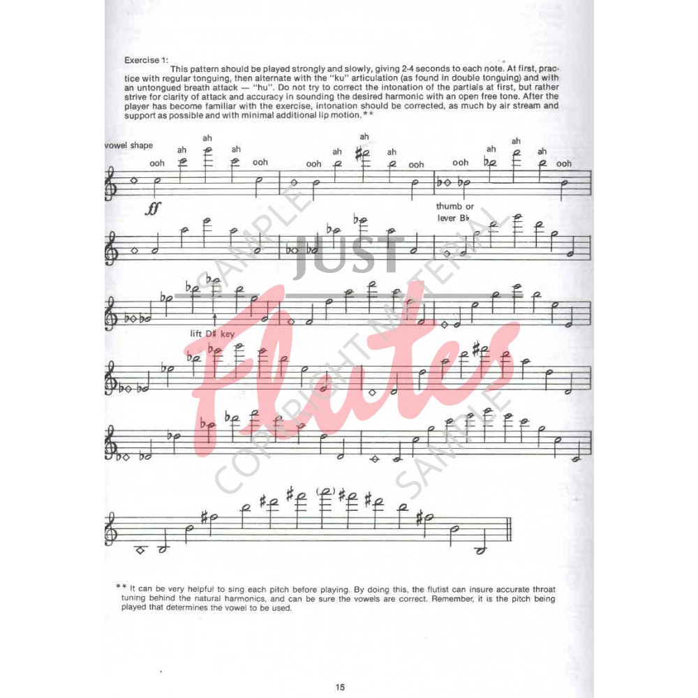 Robert Dick Tone Development through Extended Techniques