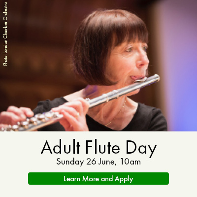 Adult Flute Day with Chris Hankin - Sunday 26 June. Click for More Info