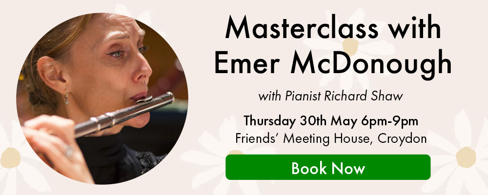 Masterclass with Emer McDonough and Richard Shaw - 30 May 2024. Click to Book Now